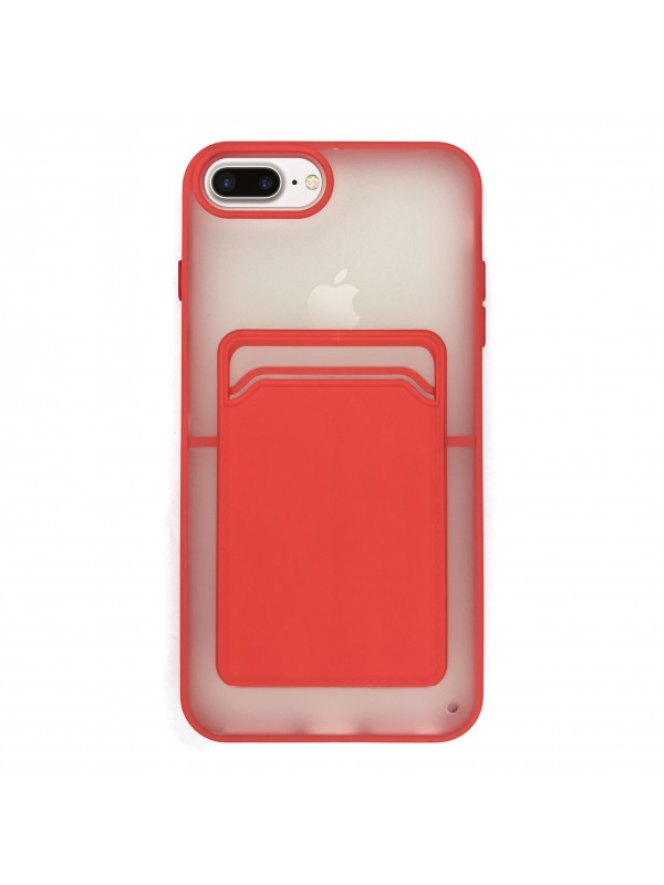 FitCase iPhone 7 Plus / 8 Plus Kılıf Cardy Kartlık Cepli Mat Kapak…