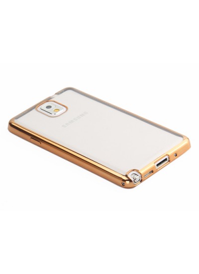 FitCase Laser Color Note 3 (N9000) Silikon Kılıf Gold