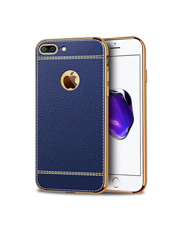 FitCase Laser Elegant iPhone 7-8 Plus Silikon Arka Kapak Lacivert…