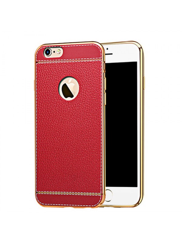 FitCase Laser Elegant iPhone 7-8 Silikon Arka Kapak Kırmızı…