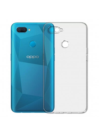 Oppo A12 Kılıf Kamera Korumalı Silikon Şeffaf Kapak