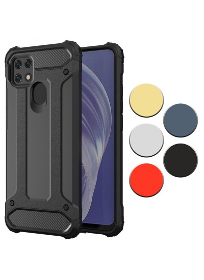 FitCase Oppo A15 / A15s Kılıf Zırh Tank Tam Koruma Kapak