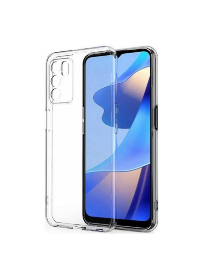 Oppo A55 Kılıf Kamera Korumalı Silikon Şeffaf Kapak