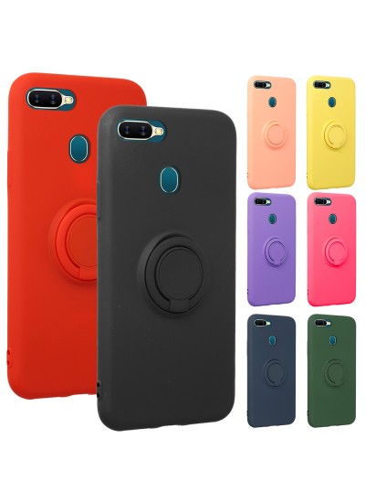 FitCase Oppo A5s / A12 Kılıf Viktor Ring Arka Kapak