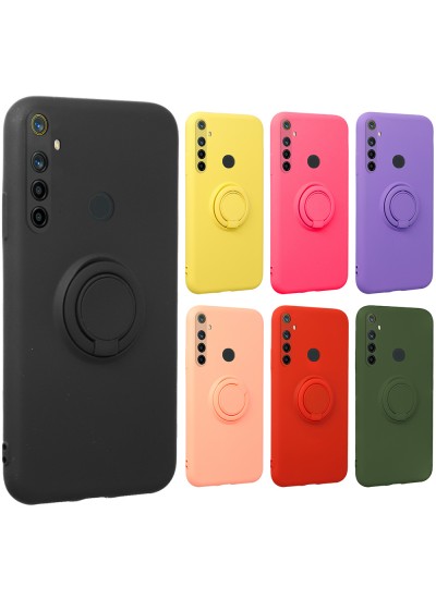 FitCase Realme 5i / 6i Kılıf Viktor Ring Arka Kapak