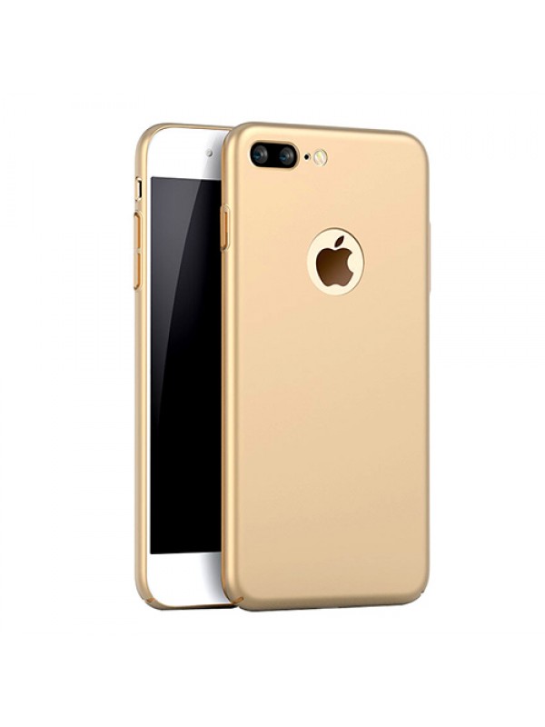 FitCase Rubber iPhone 7 Plus Kılıf Sert Arka Kapak Gold…