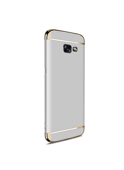FitCase Samsung A3 2017 (A320) Golden Frame Arka Kapak Gri