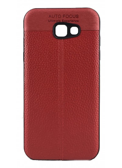 FitCase Samsung A3 2017 Auto Focus Silikon Arka Kapak Kırmızı