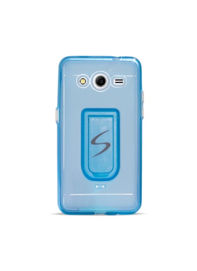 FitCase Samsung Core 2 G355 Standlı TPU Kılıf Mavi