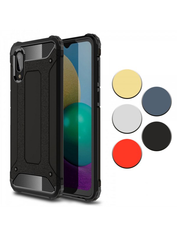 FitCase Samsung Galaxy A02 (A022) Zırh Tank Tam Koruma Arka Kapak&hellip;