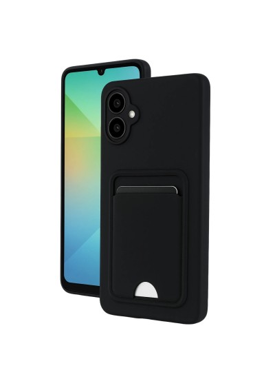 FitCase Samsung Galaxy A07 Cardy Soft Kartlık Cepli Silikon Kapak