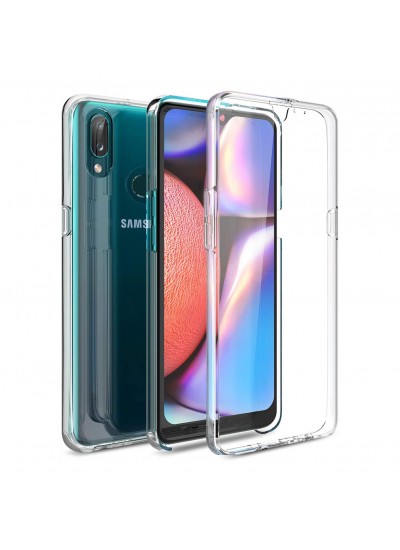 FitCase Samsung Galaxy A10s A107 Kılıf 360 Derece Korumalı Ön Arka Şeffaf