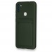 FitCase Samsung Galaxy A11 Cardy Soft Kartlık Cepli Silikon Kapak
