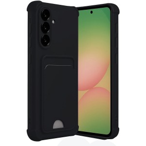 FitCase Samsung Galaxy A17 Cardy Soft Kartlık Cepli Silikon Kapak