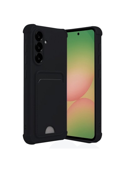 FitCase Samsung Galaxy A17 Cardy Soft Kartlık Cepli Silikon Kapak