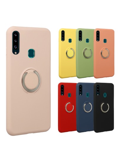 FitCase Samsung Galaxy A20s (A207) Kılıf Nano Ring Arka Kapak