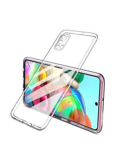 Samsung Galaxy A31 (A315) Kılıf Kamera Korumalı Silikon Şeffaf Arka Kapak