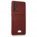 FitCase Samsung Galaxy A32 Cardy Soft Delikli Kartlık Cepli Silikon Kapak