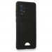 FitCase Samsung Galaxy A32 Cardy Soft Delikli Kartlık Cepli Silikon Kapak