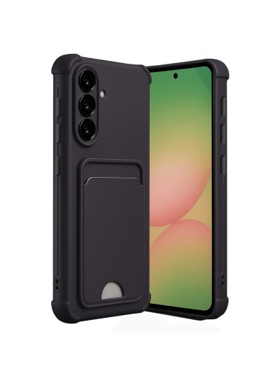 FitCase Samsung Galaxy A36 Cardy Soft Kartlık Cepli Silikon Kapak