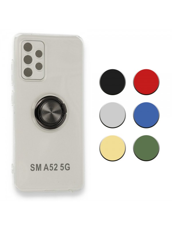 FitCase Samsung Galaxy A52 (A525) Kılıf Gross Ring Şeffaf Arka Kapak…