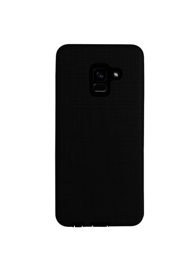 FitCase Samsung Galaxy A8 Plus 2018 (A730) Kılıf New YouYou Arka Kapak Siyah