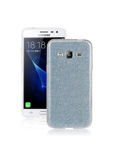 FitCase Samsung Galaxy J2 2016 (J210) Simli Arka Kapak Petrol Mavisi