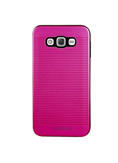 FitCase Samsung Galaxy J2 (J200) Kılıf YouYou Arka Kapak Pembe
