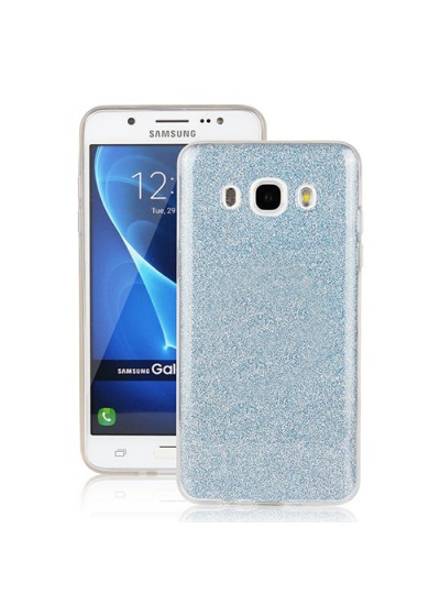 FitCase Samsung Galaxy J5 2016 Simli Arka Kapak Petrol Mavisi