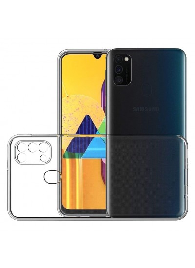 Samsung Galaxy M31 Kılıf Kamera Korumalı Silikon Şeffaf Kapak
