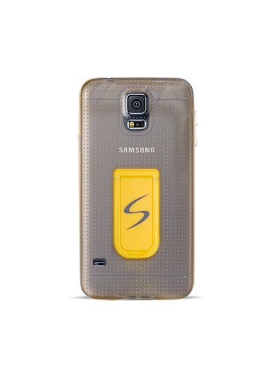 FitCase Samsung Galaxy S5 (G900) Standlı TPU Kılıf Gold