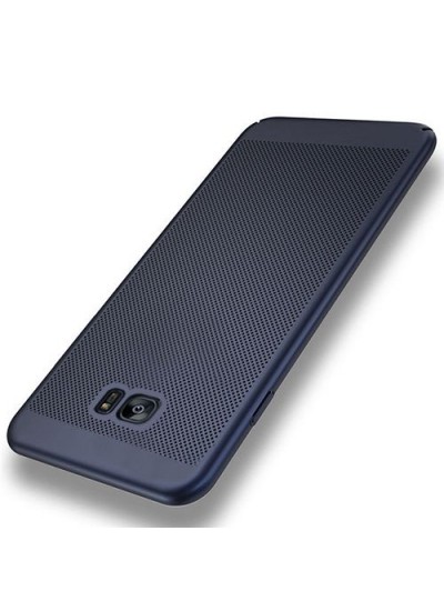 FitCase Samsung Galaxy S7 EDGE Kılıf Point Sert Arka Kapak Lacivert