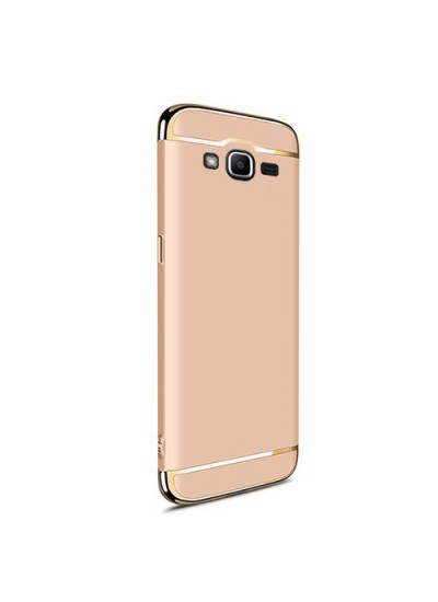 FitCase Samsung Grand Prime Plus (G532) Golden Frame Arka Kapak Gold