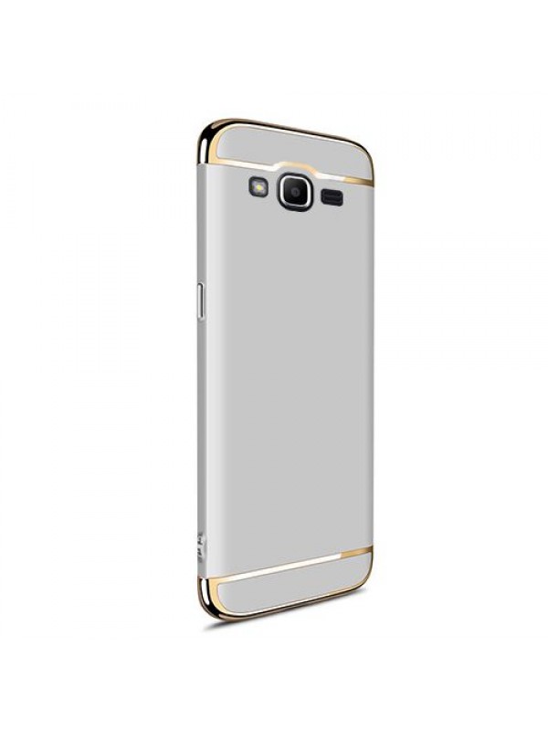 FitCase Samsung Grand Prime Plus (G532) Golden Frame Arka Kapak Gri…