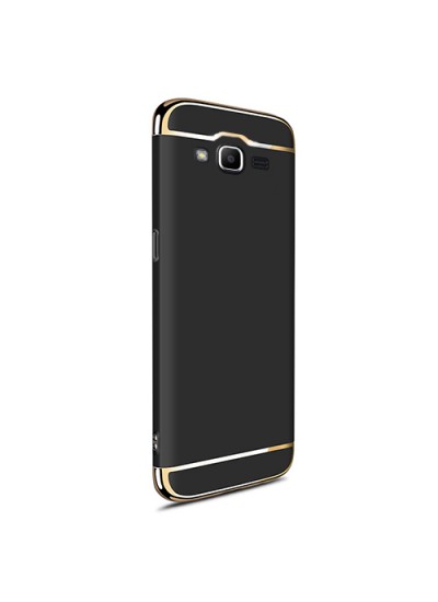 FitCase Samsung Grand Prime Plus (G532) Golden Frame Arka Kapak Siyah