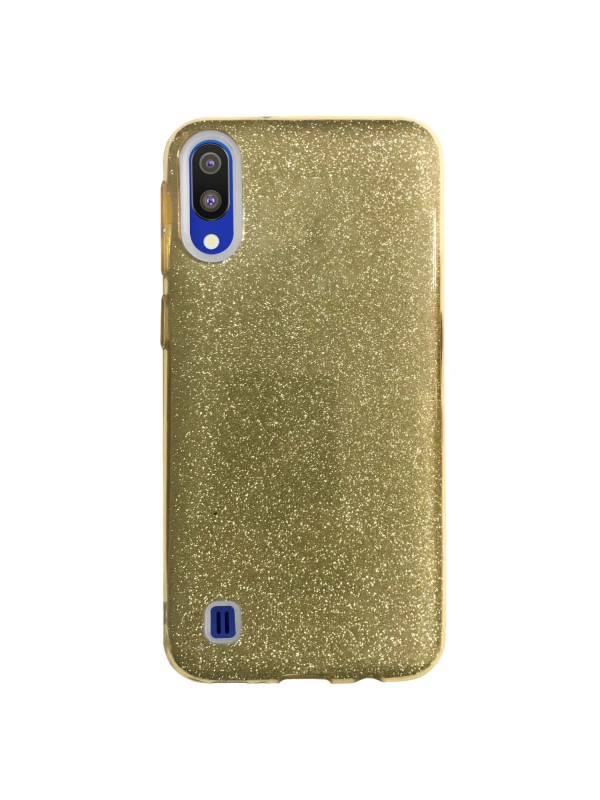 FitCase Samsung M10 (M105) 3in1 Simli Silikon Arka Kapak Gold…