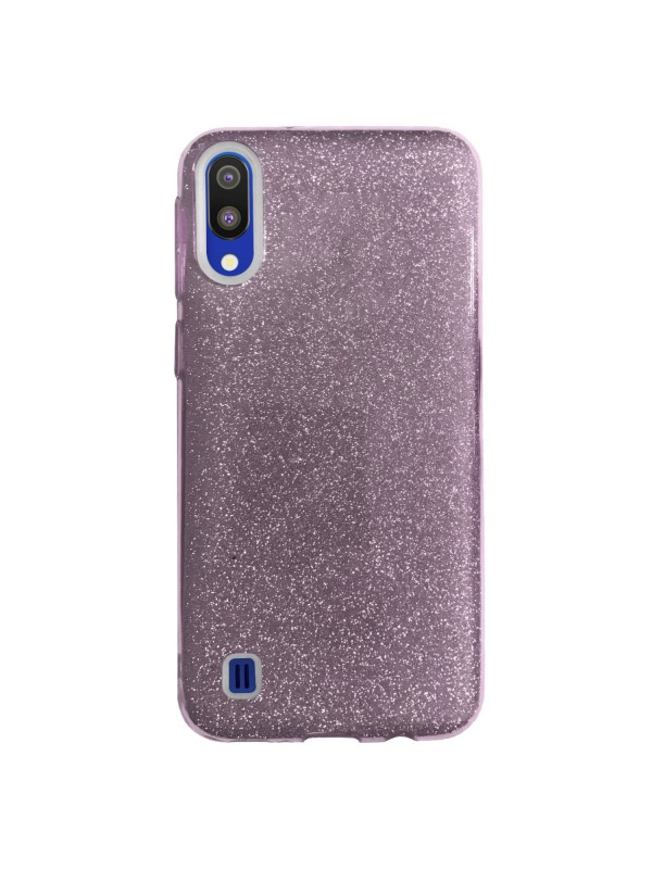FitCase Samsung M10 (M105) 3in1 Simli Silikon Arka Kapak Pembe…