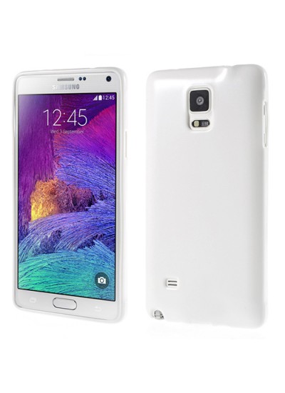 FitCase Samsung Note 4 (N910) Ultra İnce TPU Arka Kılıf Beyaz