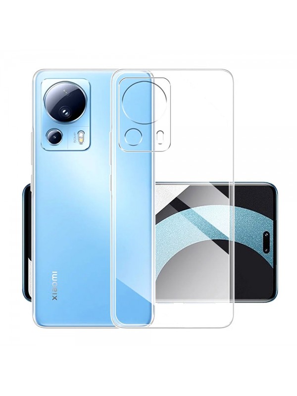 Xiaomi 13 Lite Kılıf Kamera Korumalı Silikon Şeffaf Arka Kapak…