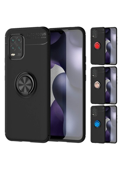 FitCase Xiaomi Mi 10 Lite Kılıf Auto Focus Ring Arka Kapak