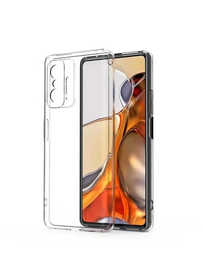 Xiaomi Mi 11T / Mi 11T Pro Kılıf Kamera Korumalı Silikon Şeffaf Arka Kapak