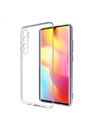 Xiaomi Mi Note 10 Lite Kılıf Kamera Korumalı Silikon Şeffaf Arka Kapak