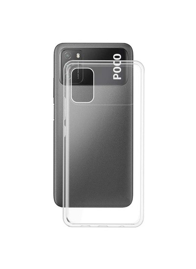 Xiaomi Poco M3 Kılıf Kamera Korumalı Silikon Şeffaf Arka Kapak