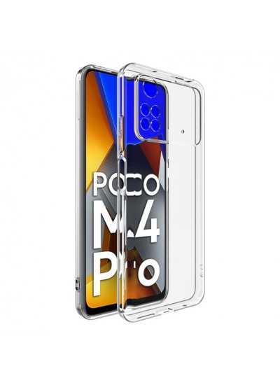 Xiaomi Poco M4 Pro 4G Kılıf Kamera Korumalı Silikon Şeffaf Arka Kapak