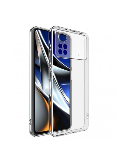 Xiaomi Poco X4 Pro 5G Kılıf Kamera Korumalı Silikon Şeffaf Arka Kapak