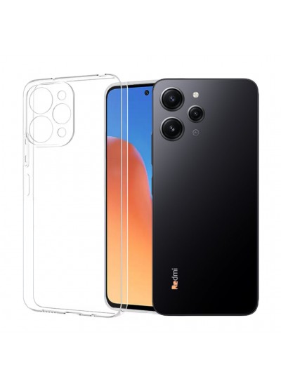 Xiaomi Redmi 12 Kılıf Kamera Korumalı Silikon Şeffaf Kapak
