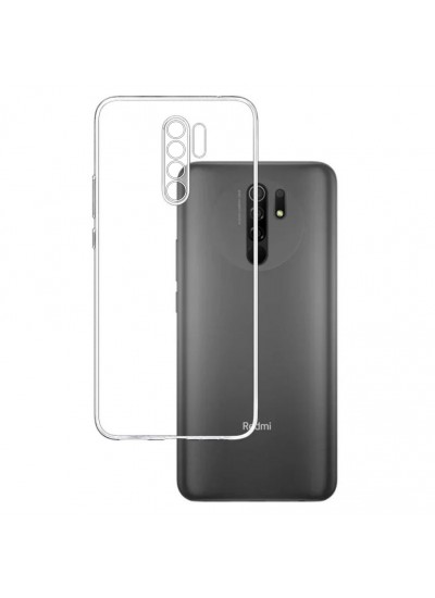 Xiaomi Redmi 9 Kılıf Kamera Korumalı Silikon Şeffaf Arka Kapak