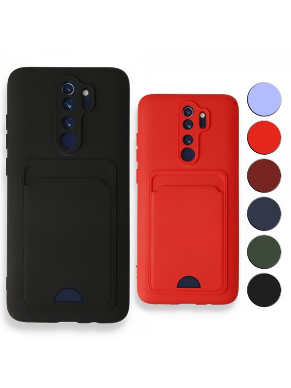 FitCase Xiaomi Redmi Note 8 Pro Cardy Soft Delikli Kartlık Cepli Silikon …