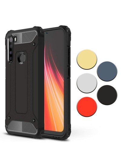 FitCase Xiaomi Redmi Note 8 Zırh Tank Tam Koruma Arka Kapak