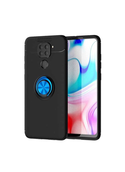 FitCase Xiaomi Redmi Note 9 Kılıf Auto Focus Ring Arka Kapak